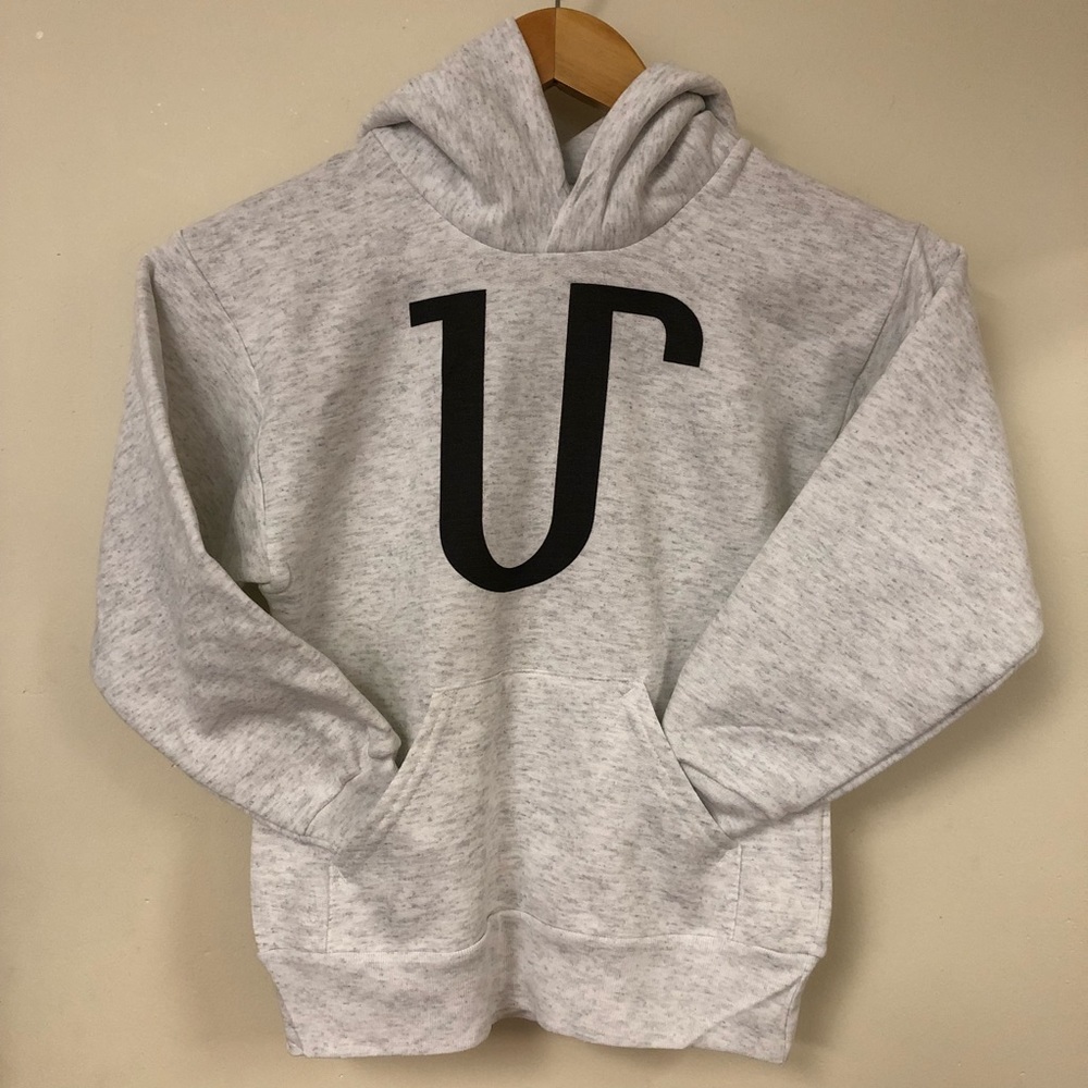 Armenian letter M kids hooded sweatshirt w/ pocket